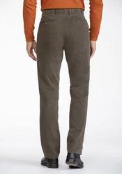 Brühl Chinohose Parma mit Komfortdehnbund Khaki