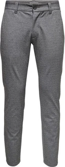 ONLY & SONS Chinohose Mark Dunkelgrau/Hellgrau/Grau