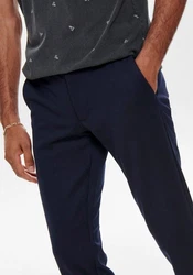ONLY & SONS Chinohose Mark Blau (8437)