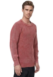 Rusty Neal Strickpullover Rot/Dunkelrot