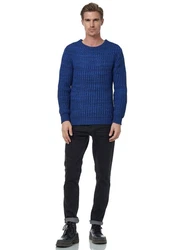 Rusty Neal Strickpullover Blau/Hellblau