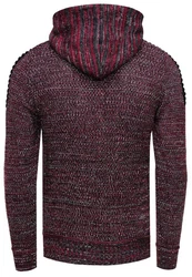 Rusty Neal Kapuzensweatshirt Knitwear Lila/Dunkelrot/Bordeaux/Rot/Rosa