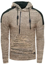 Rusty Neal Kapuzensweatshirt Knitwear Beige