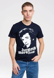 LOGOSHIRT T-Shirt Columbo Dunkelblau/Blau/Hellblau