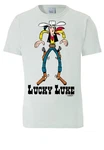 LOGOSHIRT T-Shirt Lucky Luke Retro Hellblau/Türkis