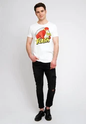 LOGOSHIRT T-Shirt The Fastest Man Alive Weiß