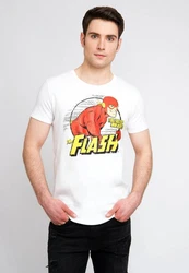 LOGOSHIRT T-Shirt The Fastest Man Alive Weiß