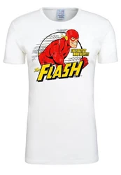 LOGOSHIRT T-Shirt The Fastest Man Alive Weiß