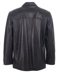 JCC Lederjacke Saros Schwarz/Grau/Dunkelgrau/Dunkelblau