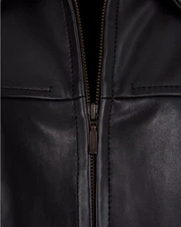 JCC Lederjacke Saros Schwarz/Grau/Dunkelgrau/Dunkelblau