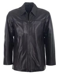 JCC Lederjacke Saros Schwarz/Grau/Dunkelgrau/Dunkelblau