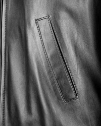 JCC Lederjacke Luca Schwarz/Creme/Grau/Dunkelgrau