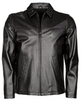 JCC Lederjacke Luca Schwarz/Creme/Grau/Dunkelgrau