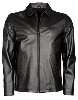 JCC Lederjacke Luca Schwarz/Creme/Grau/Dunkelgrau