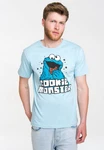 LOGOSHIRT T-Shirt Sesamstrasse Krmelmonster Grün/Hellblau/Blau