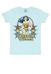 T-Shirt Wonder Woman mit trendigem Retro-Print