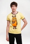 LOGOSHIRT T-Shirt Die Sendung mit der Maus Gelb/Creme/Braun