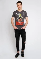 LOGOSHIRT T-Shirt Asterix Le Gaulois Grau/Rosa/Grün/Orange/Rot/Hellgrau