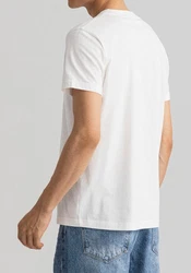 GANT Herren T-Shirt REG ARCHIVE SHIELD EMB Weiß