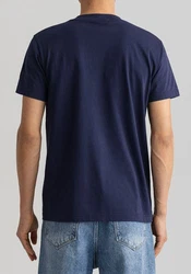 GANT Herren T-Shirt REG ARCHIVE SHIELD EMB Blau