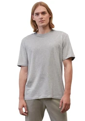 Marc O'Polo T-Shirt Logo-T-Shirt Hellgrau/Grau/Khaki/Beige