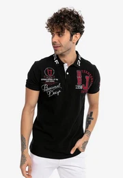 Poloshirt Orlando im Slim Fit mit Stickerei