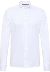 Eterna Langarmhemd MODERN FIT Weiß/Creme