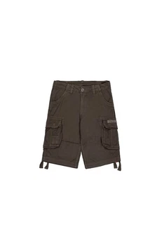ALPHA INDUSTRIES Shorts 'Jet' Dunkelgrün/Khaki