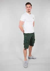 ALPHA INDUSTRIES Shorts 'Jet' Dunkelgrün/Grün