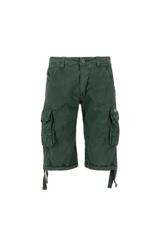 ALPHA INDUSTRIES Shorts 'Jet' Dunkelgrün/Grün