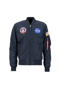 Alpha Industries Bomberjacke MA-1 TT NASA Reversible II Blau