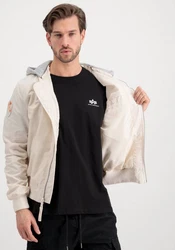 Alpha Industries Bomberjacke MA-1 TT Hood Custom Beige/Khaki/Gelb