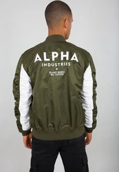 Alpha Industries Bomberjacke MA-1 TT Custom Dunkelgrün/Grün