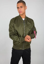 Alpha Industries Bomberjacke MA-1 TT Custom Dunkelgrün/Grün