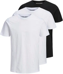 JACK & JONES T-Shirt JJEORGANIC BASIC TEE SS O-NE 3PK MP NOOS 