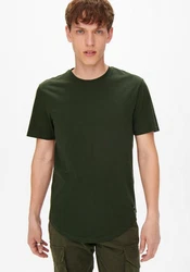 Only & Sons T-Shirt ONSMatt Dunkelgrün/Grün