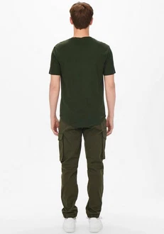 Only & Sons T-Shirt ONSMatt Dunkelgrün/Grün Only & Sons T-Shirt ONSMatt Dunkelgrün/Grün