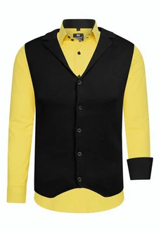 Rusty Neal Langarmhemd und Weste Gelb Rusty Neal Langarmhemd und Weste Gelb