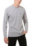 Vans Langarmshirt LEFT CHEST HIT LS Grau/Hellgrau