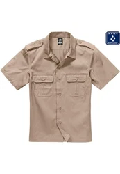 Brandit US Shirt Braun/Khaki/Dunkelblau