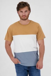 Alife & Kickin T-Shirt Herren BenAK A Braun/Beige