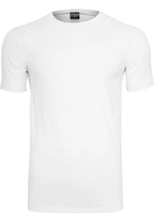 URBAN CLASSICS Herren Fitted Stretch Tee Weiß/Creme/Grau