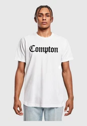 Mister Tee T-Shirt Compton Tee Weiß/Dunkelrot/Creme/Dunkelblau