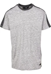Southpole Herren Shirt Shoulder Panel Tech Grau/Hellgrau