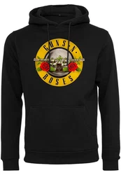 Merchcode Kapuzenpullover Guns n' Roses Logo Hoody Braun/Rot/Gelb/Schwarz/Gold/Dunkelgrün/Rosa/Lila
