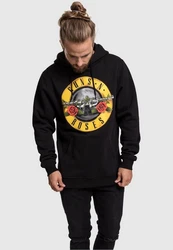 Merchcode Kapuzenpullover Guns n' Roses Logo Hoody Braun/Rot/Gelb/Schwarz/Gold/Dunkelgrün/Rosa/Lila