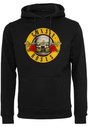Merchcode Kapuzenpullover Guns n' Roses Logo Hoody Braun/Rot/Gelb/Schwarz/Gold/Dunkelgrün/Rosa/Lila