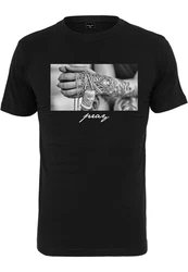 Mister Tee T-Shirt Pray 2.0 Tee Schwarz/Hellblau/Grün