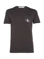 Calvin Klein Jeans T-Shirt CORE MONOGRAM POCKET SLIM TEE schwarz/weiß