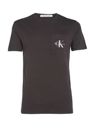 Calvin Klein Jeans T-Shirt CORE MONOGRAM POCKET SLIM TEE schwarz/weiß